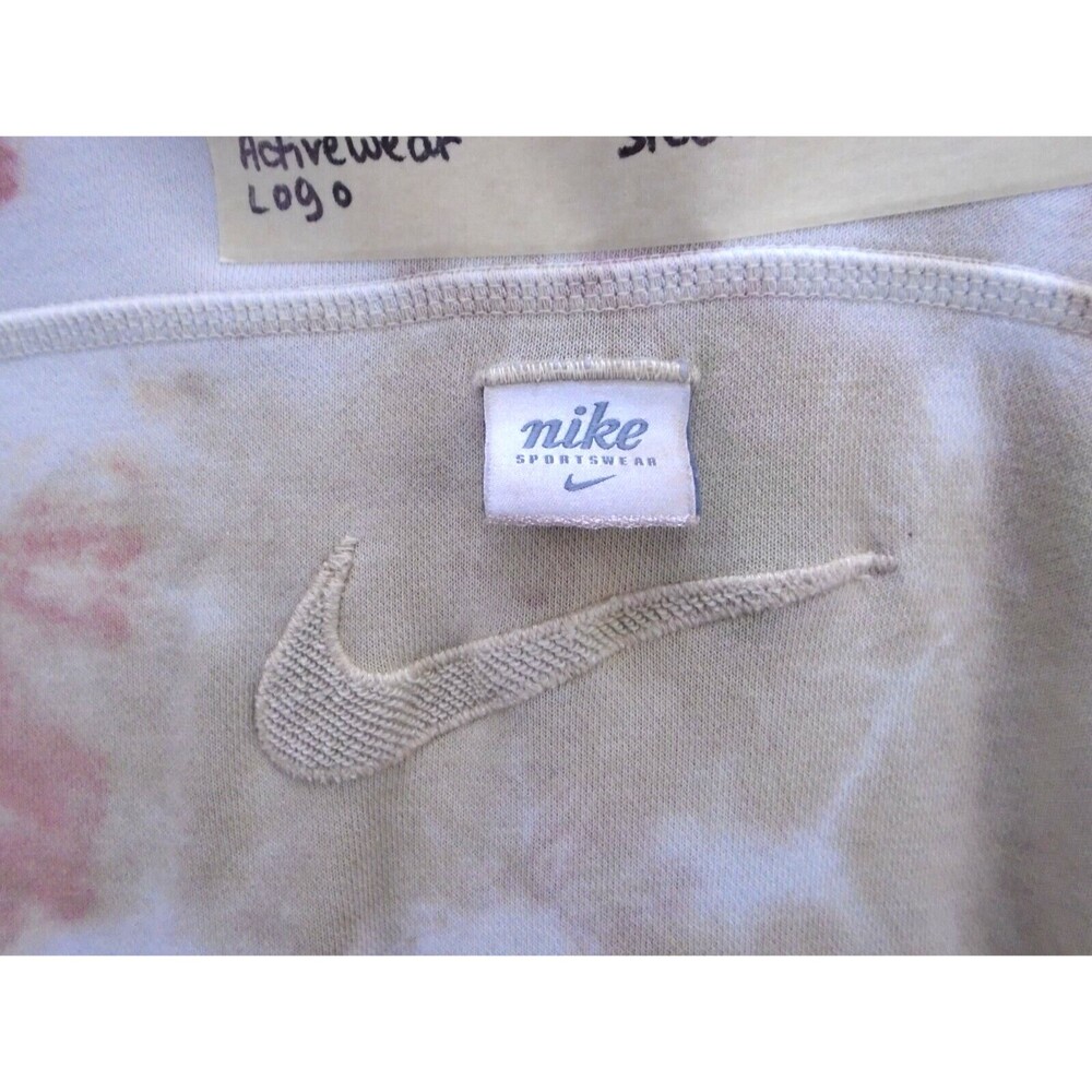 Nike Sportswear Womens Size S Club Tie-Dye French Terry Hoodie Pullover Oversize - Picture 4 of 15